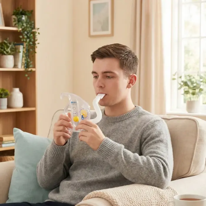 CliniFLO® Teşvik Spirometresi Solunum Egzersiz Cihazı - Görsel 3