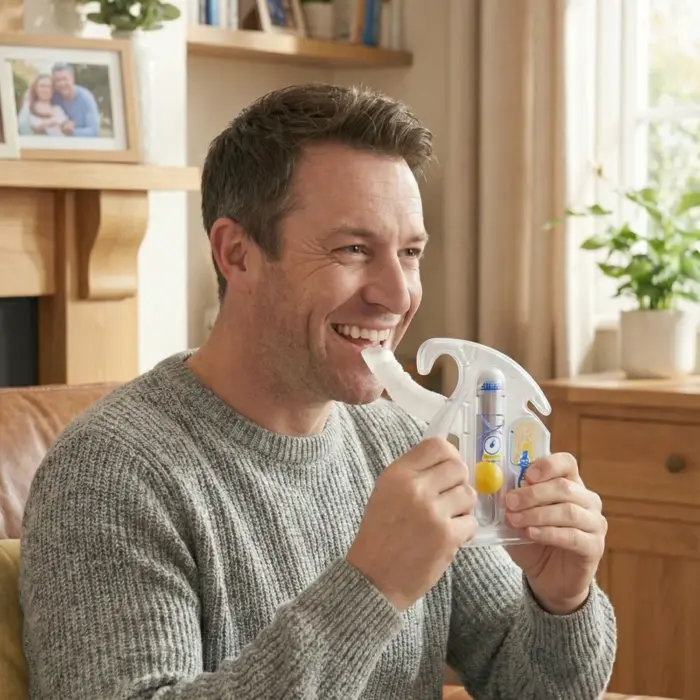 CliniFLO® Teşvik Spirometresi Solunum Egzersiz Cihazı - Görsel 7